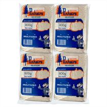 Estopa Multiuso 800g Limpeza E Polimento Automotivo Kit 8