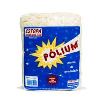 Estopa Pólium para Polimento Branca Super Extra 12 Pacotes com 200g