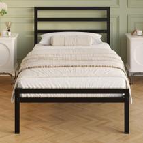 Estrado de Cama Lutown-Teen Twin XL Plataforma de Metal 30 cm Estrado de Cama Lutown-Teen Twin XL Plataforma de Metal 30 cm