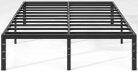 Estrado de Cama NEW JETO Queen Size em Metal com Espaço de Armazenamento - Preto Estrado de Cama NEW JETO Queen Size em Metal com Espaço de Armazenamento - Preto