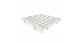 Estrado para Câmara Frigorífica Reforçado Croplastic 40x40x4,5cm Branco