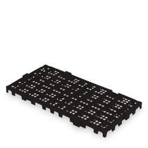 Estrado Piso Pallet Plástico Resistente 25x50 Paletes Preto Trioplast Estrado Piso Pallet Plástico Resistente 25x50 Paletes Preto Trioplast