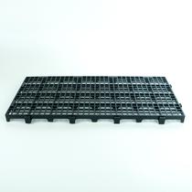 Estrado Piso Pallet Plástico Resistente 25x50 Paletes Preto Trioplast