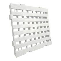 Estrado Plástico Modular 40x40x4,5 - Branco