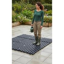 Estrado Plástico Modular 50x50cm Preto - Organize Já!