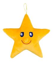 Estrela Amarela Rosto 45x15x47cm - Pelúcia - Fofy Toys
