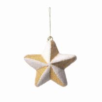 Estrela Branca E Ouro - Tam 10cm - 1 UN - Cromus: 1361461