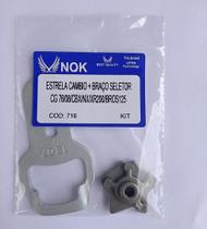 Estrela Cambio + Braço Seletor Cg 76/08/cbx Nx Xr200/bros125 Estrela Cambio + Braço Seletor Cg 76/08/cbx Nx Xr200/bros125