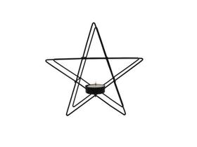 Estrela Castiçal ME 1 Peça 28x28CM