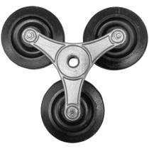 Estrela com 3 rodas de 6pol com bucha 7/8pol para carro tubular RODALEVE