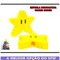 Estrela Da Árvore De Natal Do Mario Bross Estrela Da Árvore De Natal Do Mario Bross