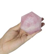 ESTRELA DE DAVI / SELO DE SALOMÃO QUARTZO ROSA - (200 a 299)g ESTRELA DE DAVI / SELO DE SALOMÃO QUARTZO ROSA - (200 a 299)g