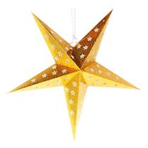 Estrela de Natal Holográfica Metalizada - 60cm - Extra Festas
