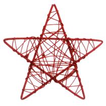 Estrela Decorativa De Rattan C/25cm Unidade - Cromus