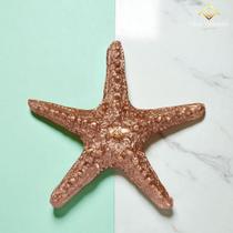 Estrela do Mar 15 Cm Rosê Gold Decoração Boho Para Casamentos e Ambientes Temáticos AVB DECOR