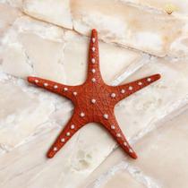 Estrela do Mar Laranja 25cm Decoração Praiana para Seu Espaço AVB DECOR Estrela do Mar Laranja 25cm Decoração Praiana para Seu Espaço AVB DECOR