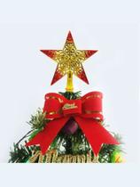 Estrela Dourada Colors Grande Natal Ponteira de Arvore Estrela Enfeite de Natal Dourada Prata 20cm Estrela Dourada Colors Grande Natal Ponteira de Arvore Estrela Enfeite de Natal Dourada Prata 20cm