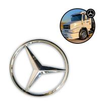 Estrela Plástico Cromada Grade 220mm Caminhão Mb 712c/1620 - Mercedes-Benz