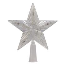 Estrela Ponteira para Árvore de Natal Colorida LED Colorido Pisca Pisca