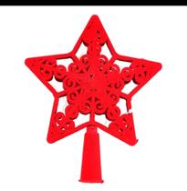 Estrela ponteira vazando enfeite decoração de natal - Rio maste