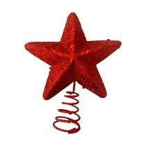 Estrela topo arvore 20cm vermelho - GRILLO