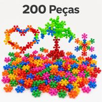 Estrelas de Montar Super Star 200 Peças Coloridas Brinquedo Educativo Encaixe Criatividade Crianças Estrelas de Montar Super Star 200 Peças Coloridas Brinquedo Educativo Encaixe Criatividade Crianças