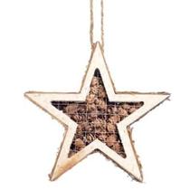 Estrelas de Pinhas Decorativa Marrom - Tamanho P - 1 unidade - Cromus