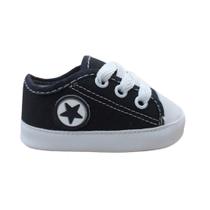 Estrelinha Baby Sapatinho Star Preto