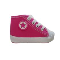 Estrelinha Baby Tenis Star Baby Cano Medio Pink Estrelinha Baby Tenis Star Baby Cano Medio Pink