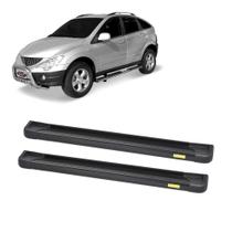 Estribo Actyon SUV 2008 2009 2010 2011 2012 a 2020 Preto