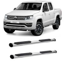 Estribo amarok 2010 2011 2012 2013 a 2019 cab dupla cromo Estribo amarok 2010 2011 2012 2013 a 2019 cab dupla cromo