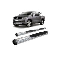 Estribo Amarok Oval Oblongo Cromado C/d Cabine Dupla Estribo Amarok Oval Oblongo Cromado C/d Cabine Dupla