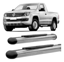 Estribo Amarok Oval Oblongo Cromado C/s Cabine Simples