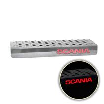 Estribo Bateria Para Scania NTG Espelhado Com Led Vermelho