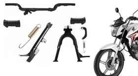 Estribo Borrachas Cavalete Lateral Central Cg Titan Fan 150