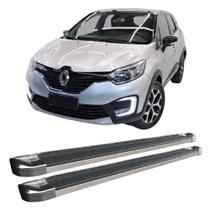 Estribo Captur 2017 2018 2019 2020 2021 2022 2023 Prata