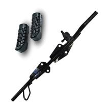 Estribo Cg 160 Start Fan Titan Com Borracha Preto