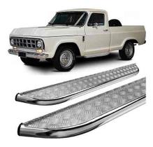 Estribo Chapa D10 C10 A10 Cabine Simples Cromado