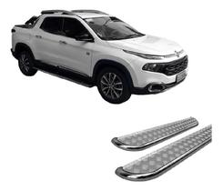 Estribo Chapa Fiat Toro Cromado