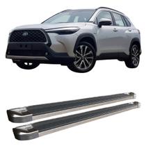 Estribo Corolla Cross 2021 2022 2023 2024 Prata Estribo Corolla Cross 2021 2022 2023 2024 Prata