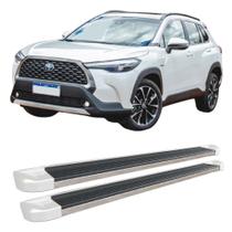 Estribo Corolla Cross 2021 a 2024 Branco