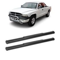 Estribo Dakota 1999 2000 2001 Cabine Simples Preto Oblongo