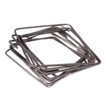 Estribo De Aço 11X11 Nervurado Vergalhão 100 Peças Aço C Estribo De Aço 11X11 Nervurado Vergalhão 100 Peças Aço C
