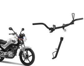 Estribo Dianteiro Ybr 125 + Cavalete Lateral 2000 A 2001