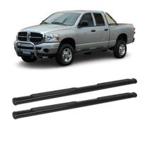 Estribo Dodge RAM 2006 a 2011 Cabine Dupla Preto