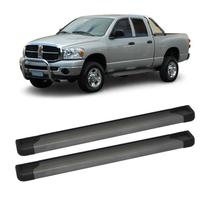 Estribo Dodge RAM 2009 2010 2011 Aluminio Grafite Cab Dupla