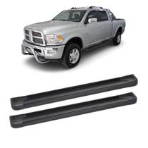 Estribo Dodge RAM 2012 a 2015 Cabine Dupla Preto Aluminio Estribo Dodge RAM 2012 a 2015 Cabine Dupla Preto Aluminio