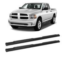 Estribo Dodge RAM 2016 2017 2018 Cabine Dupla Preto Oblongo