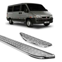Estribo Ducato Teto Baixo Par Chapa Cromado