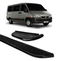 Estribo Ducato Teto Baixo Par Chapa Preto Roda A Roda